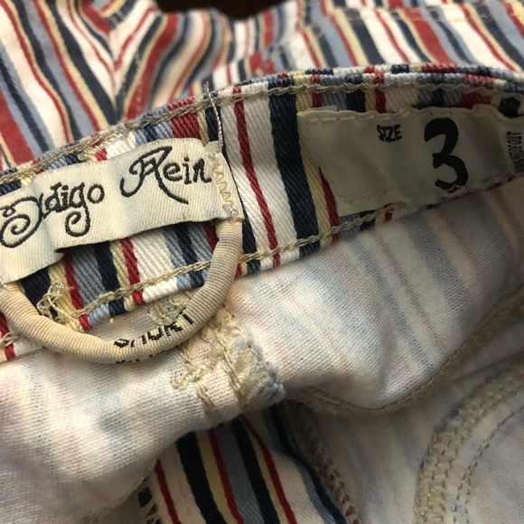 🔥Indigo Rein striped high rise shorts - Picture 3 of 3